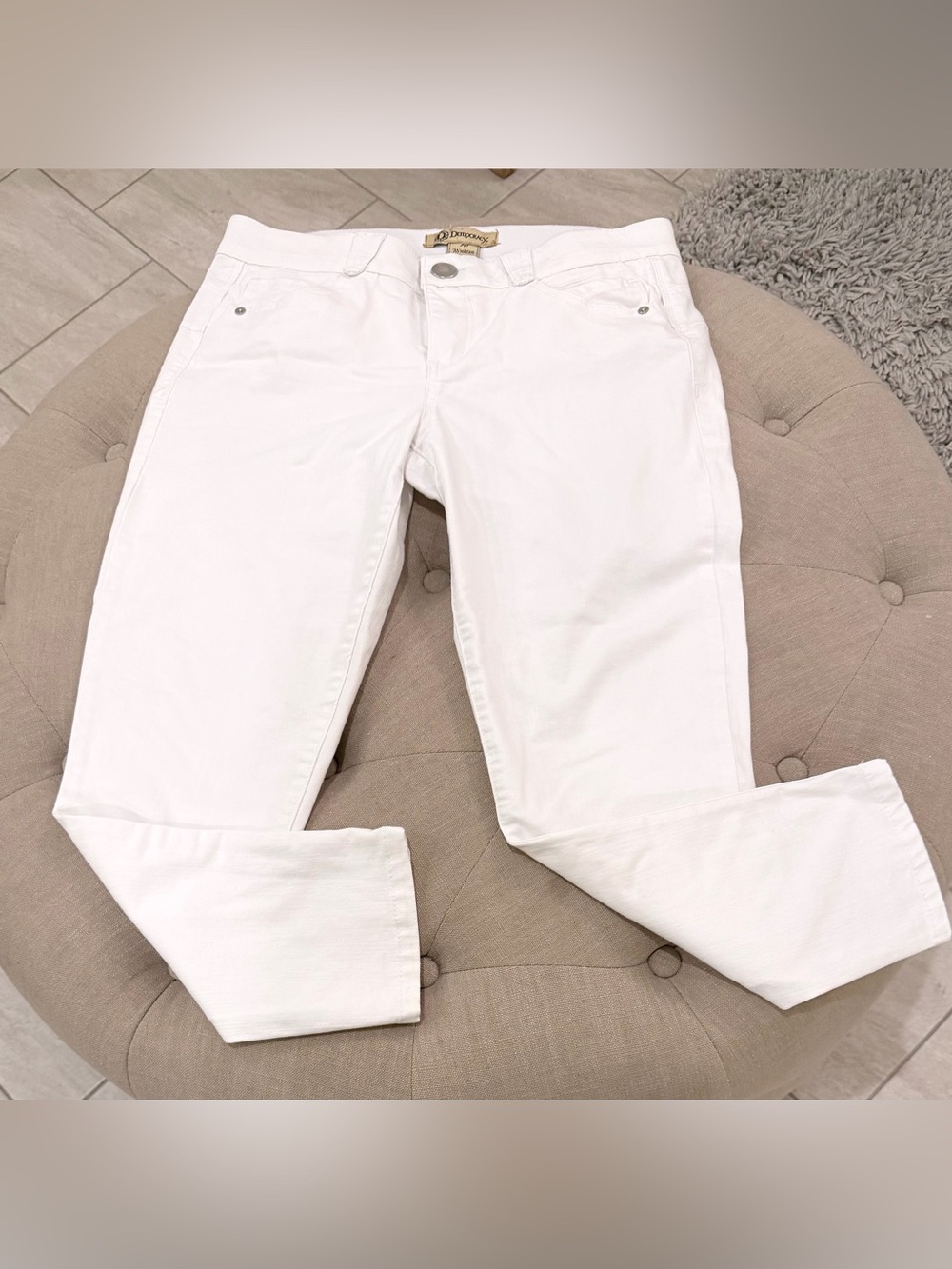 Democracy White Denim Jeans